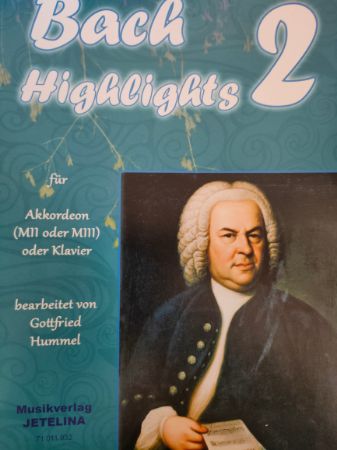 BACH HIGHLIGHTS  VOL.2 AKKORDEON SOLO