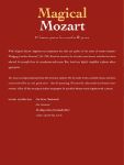 MAGICAL MOZART FOR RECORD AND PIANO + AUDIO ACCESS