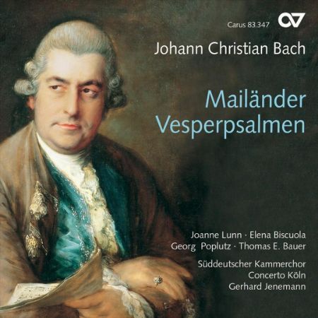 J.C.BACH:MAILANDER VESPERPSALMEN/GERHARD JENEMANN 2CD
