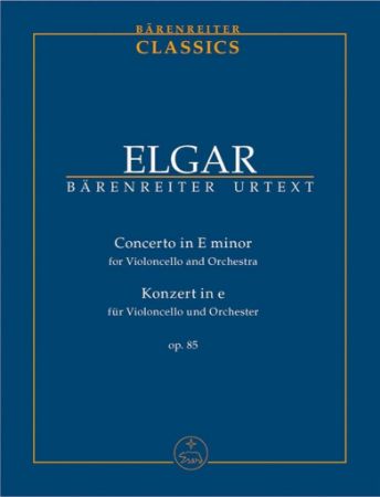 ELGAR:CELLO CONCERTO / KONZERT E-MOLL OP-85 STUDY SCORE