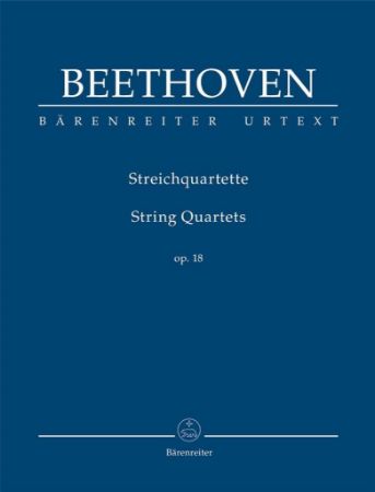 BEETHOVEN:STRING QUARTETS OP.18 STUDY SCORE