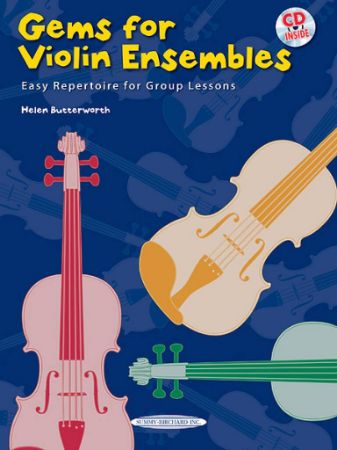 BUTTERWORTH:GEMS FOR VIOLIN ENSEMBLES 1 +CD