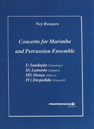 ROSAURO N.:CONCERT FOR MARIMBA AND PERCUSION