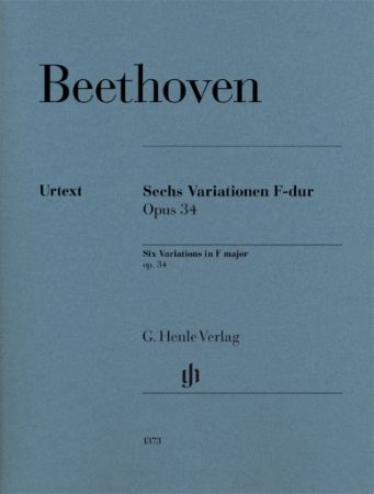 BEETHOVEN:SIX VARIATIONS IN F-DUR OP.34