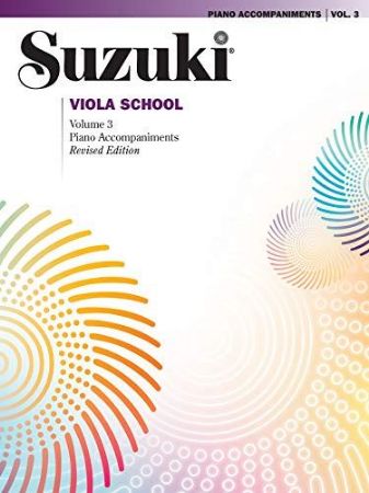 SUZUKI:VIOLA SCHOOL 3 PIANO