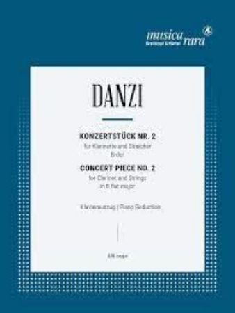 DANZI:CONCERT PIECE NO.2 FOR CLARINET AND PIANO