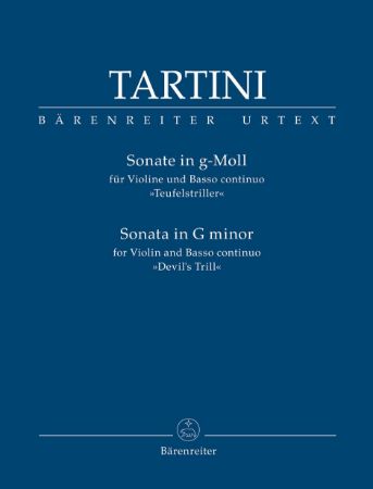 TARTINI:SONATA IN G MINOR "DEVIL'S TRILL" VIOLIN AND PIANO