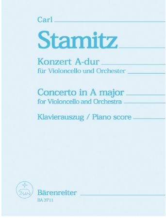 STAMITZ:CONCERTO IN A-DUR VIOLONCELLO AND PIANO