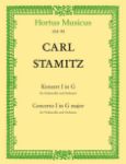 STAMITZ C.:CONCERTO NO.1 IN G MAJOR  CELLO AND PIANO