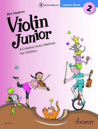 STEPHEN:VIOLIN JUNIOR VIOLIN METHOD LESSON 2 + AUDIO ACCESS