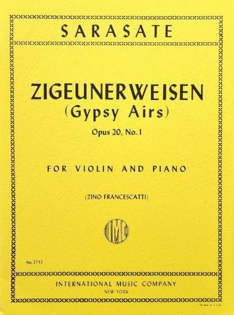 SARASATE:ZIGEUNER WEISEN/GYPSY AIRS) OP.20 NO.1