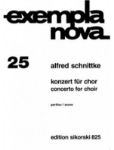 SCHNITTKE:CONCERTO FOR CHOIR VOCAL SCORE