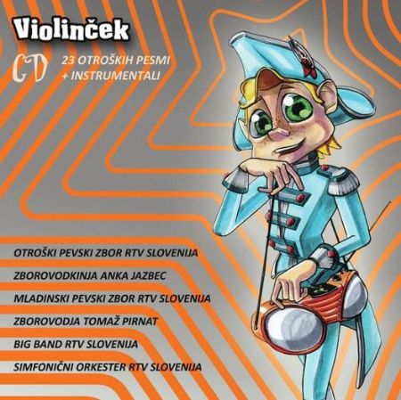 VIOLINČEK 4 23 OTROŠKIH PESMI+PESMARICA+INSTRUMENTALI