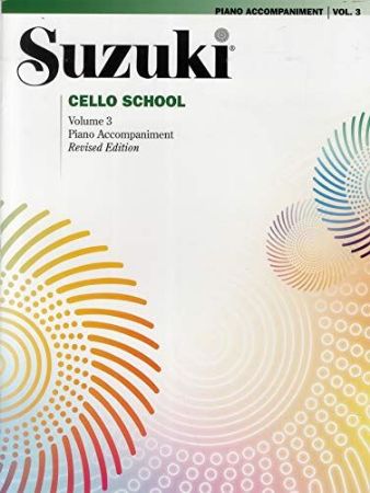 SUZUKI:CELLO SCHOOL 3 PIANO