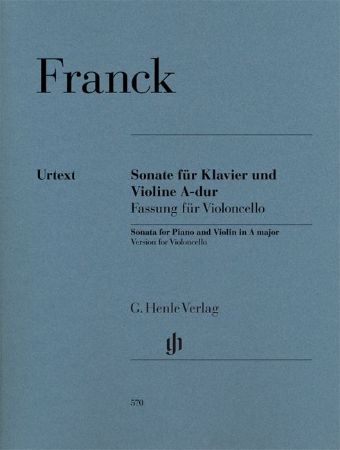 FRANCK:SONATA FOR VIOLIN AND PIANO A-DUR VERSION FOR CELLO