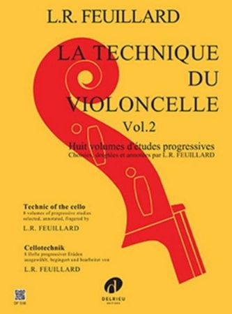 FEUILLARD:TECHNIC OF THE CELLO VOL.2