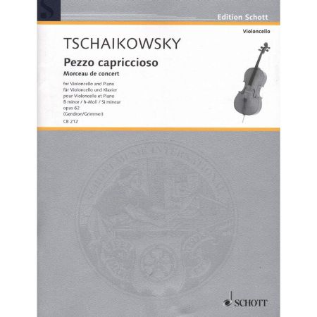 TCHAIKOVSKY:PEZZO CAPRICCIOSO H-MOLL OP.62 CELLO AND PIANO