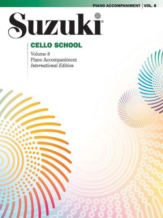 SUZUKI:CELLO SCHOOL 8 PIANO 