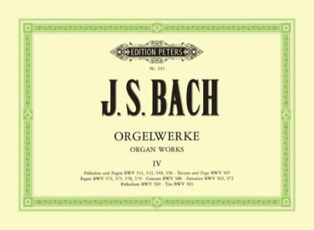 BACH J.S:ORGELWERKE/ORGAN WORKS IV