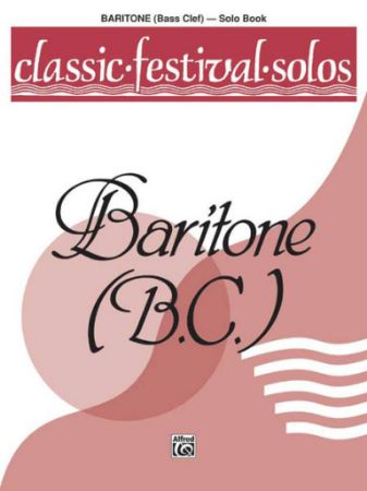 CLASSIC FESTIVAL SOLOS BARITON (BASS CLEF) SOLO BOOK