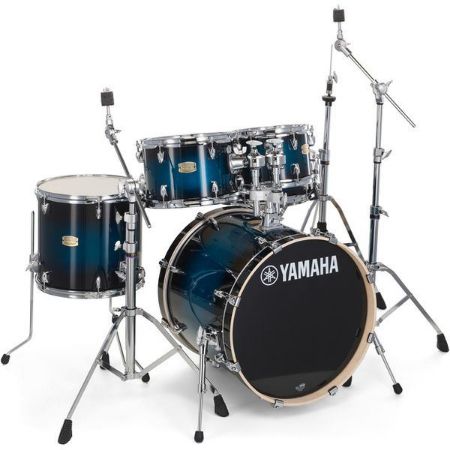 YAMAHA SET BOBNOV STAGE CUSTOM BIRCH SBP0F5CR DEEP BLUE SUNBURST+HW780