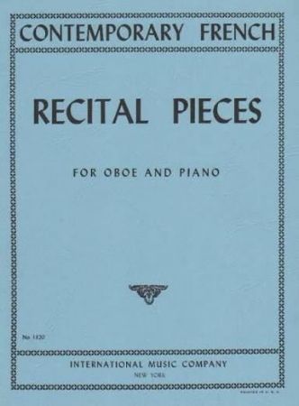 FRENCH XX CENTURY RECITAL PIECES FOR OBOE AND PIANO