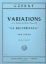 CZERNY:VARIATIONS ON A THEME BY RODE OP.33 PIANO