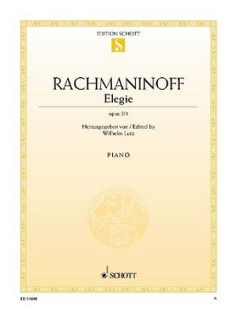 RACHMANINOFF:ELEGIE OP.3/1 PIANO