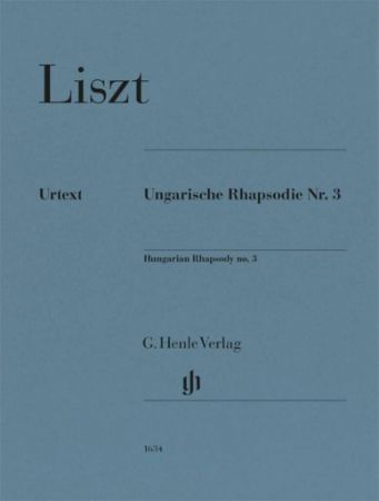 LISZT:HUNGARIAN RHAPSODY NO.3 FOR PIANO