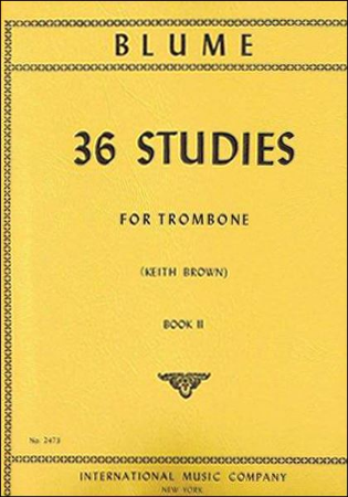 BLUME:36 STUDIES BOOK 2 FOR TROMBONE