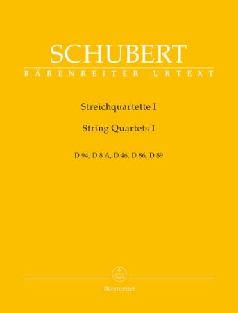 SCHUBERT:STRING QUARTETS I D94,D 8A,D46,D86,D89