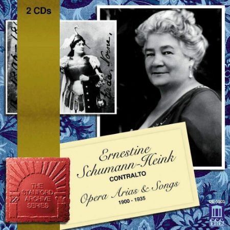 ERNESTINE SCHUMANN-HEINK OPERA ARIAS & SONGS 1900-1935