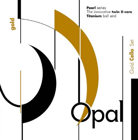 OPAL SET STRUNA A in D ZA ČELO GOLD SOLO  4/4 - MEDIUM