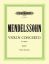 MENDELSSOHN:VIOLIN CONCERTO D-MINOR SCORE