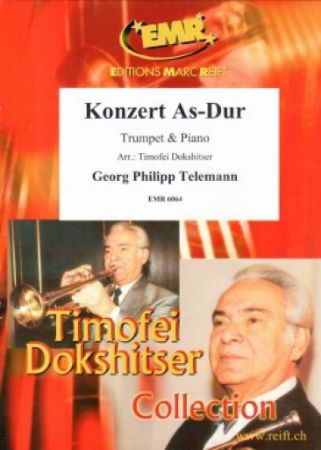 TELEMANN:KONZERT AS-DUR TRUMPET & PIANO (Dokshitser)