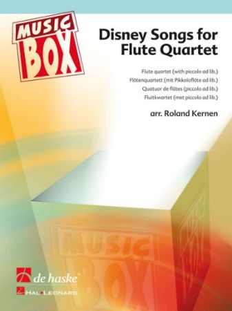 DISNEY SONGS FOR FLUTE QUARTET
