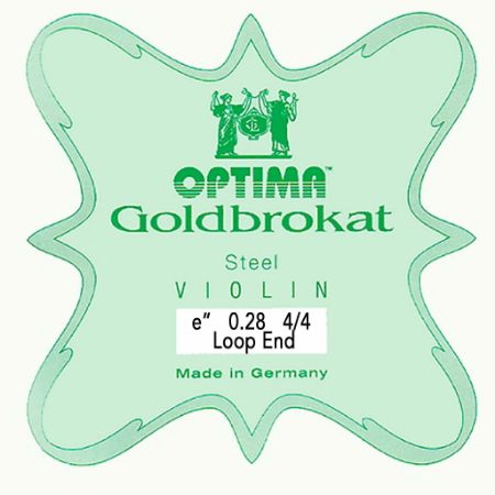 STRUNA ZA VIOLINO E OPTIMA GOLDBROKAT - EXTRA STRONG 0,28 ZANKA