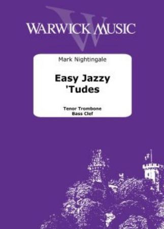 NIGHTINGALE:EASY JAZZY 'TUDES TENOR TROMBONE(BASS CLEF) +CD