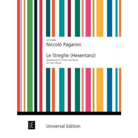 PAGANINI:LE STREGHE (Witches Dance) VIOLIN AND PIANO