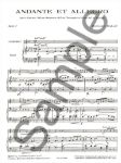 BALAY:ANDANTE ET ALLEGRO CORNET OU SAXHORN OU TROMPETTE ET PIANO