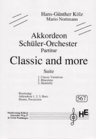 NORTMANN:CLASSIC AND MORE SCORE