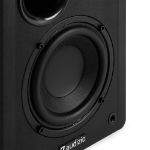 AUDIZIO KS01B Aktivni komplet zvočnikov za police 120 W BT črne barve