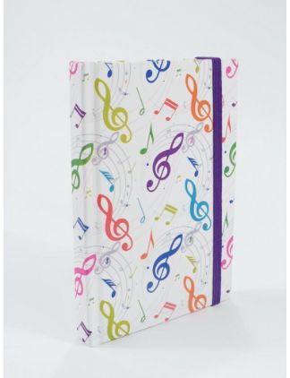 DP NOTES A6 TRDE PLATNICE  BARVNI VIOLINSKI KLJUČI 192 STRANI