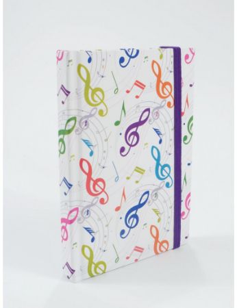 DP NOTES A6 TRDE PLATNICE  BARVNI VIOLINSKI KLJUČI 192 STRANI