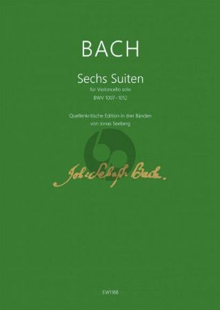 BACH J.S.:6 SUITEN FUR VIOLONCELLO SOLO  (SEEBERG)