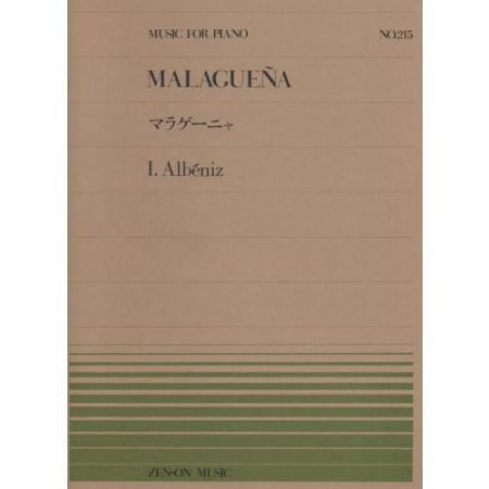 ALBENIZ:MALAGUENA PIANO