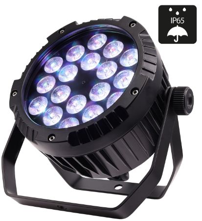 FRACTAL PAR LED OPTIRAY 18x18W RGBWA+UV 6in1 LED IP65 Waterproof - LED lamp FRACTAL PAR LED OPTIRAY 18x18W RGBWA+UV 6in1 LED IP65 Waterproof - LED lamp