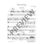 HOSOKAWA:THREE LOVE SONGS FOR VOICE AND ALTO SAXOPHONE