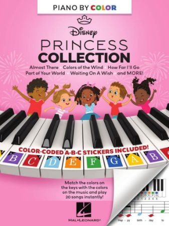 PIANO BY COLOR DISNEY PRINCESS COLLECTION