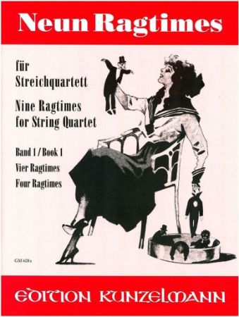 NEUN RAGTIMES/FIVE RAGTIMES BOOK 1 FOR STRING QUARTET